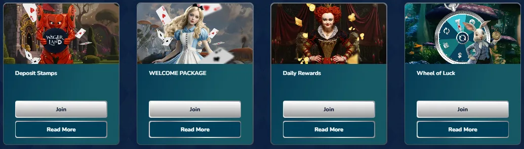 wagerland casino promotions